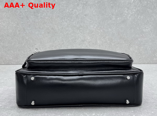 Acne Studios Camero Camera Shoulder Bag in Black Calf Leather Replica