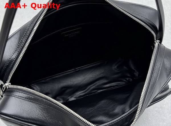 Acne Studios Camero Camera Shoulder Bag in Black Calf Leather Replica