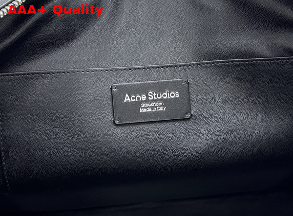 Acne Studios Camero Camera Shoulder Bag in Black Calf Leather Replica