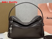 Acne Studios Camero Camera Shoulder Bag in Chocolate Brown Calf Leather Replica