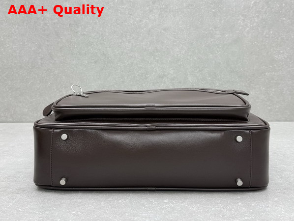 Acne Studios Camero Camera Shoulder Bag in Chocolate Brown Calf Leather Replica