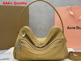 Acne Studios Camero Camera Suede Shoulder Bag in Yellow Replica