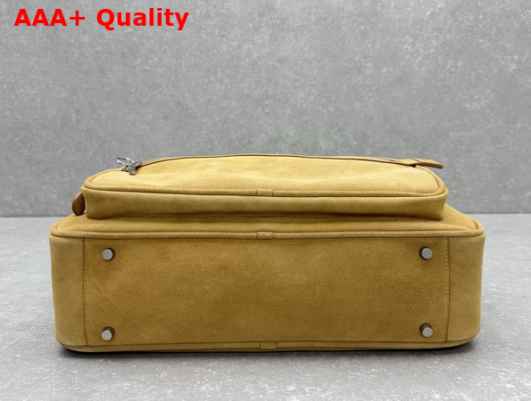 Acne Studios Camero Camera Suede Shoulder Bag in Yellow Replica