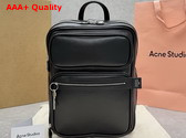 Acne Studios Camero GYM Backpack in Black Leather Replica