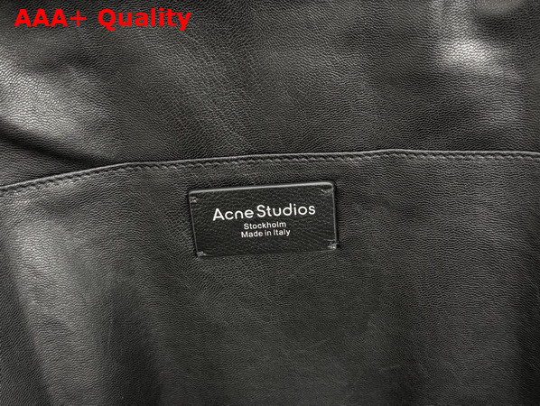 Acne Studios Camero GYM Backpack in Black Leather Replica