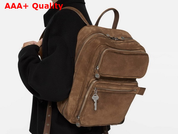 Acne Studios Camero GYM Backpack in Black Leather Replica