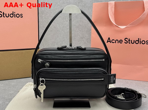 Acne Studios Camero Party Shoulder Bag in Black Replica