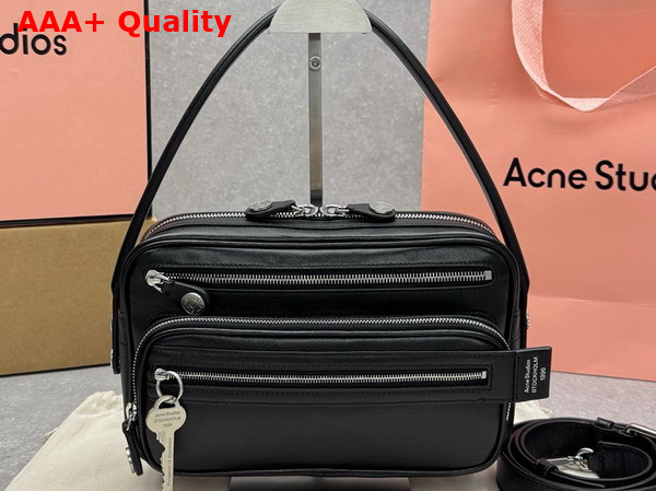 Acne Studios Camero Party Shoulder Bag in Black Replica