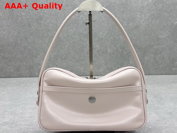 Acne Studios Camero Party Shoulder Bag in Pale Pink Calf Leather Replica