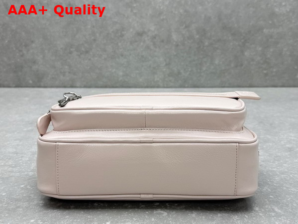 Acne Studios Camero Party Shoulder Bag in Pale Pink Calf Leather Replica