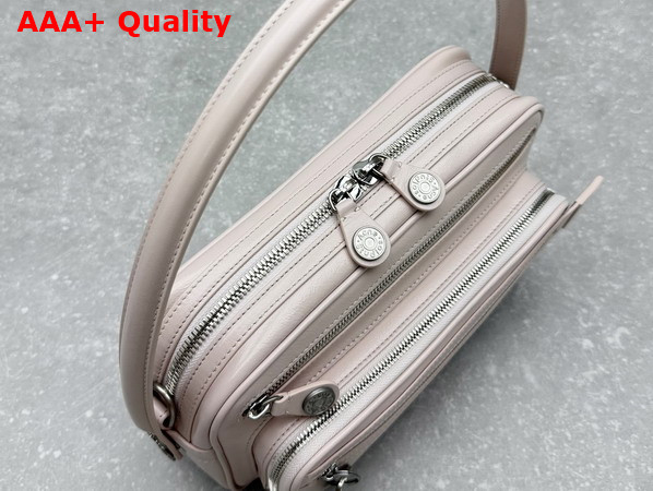 Acne Studios Camero Party Shoulder Bag in Pale Pink Calf Leather Replica