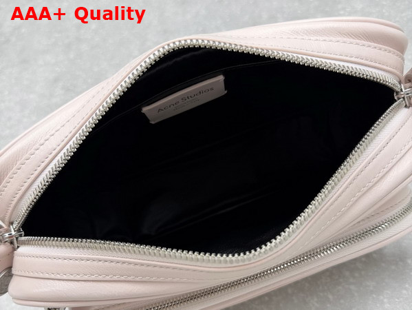 Acne Studios Camero Party Shoulder Bag in Pale Pink Calf Leather Replica