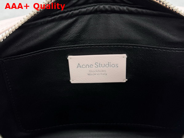 Acne Studios Camero Party Shoulder Bag in Pale Pink Calf Leather Replica