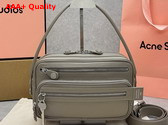 Acne Studios Camero Party Shoulder Bag in Taupe Beige Replica