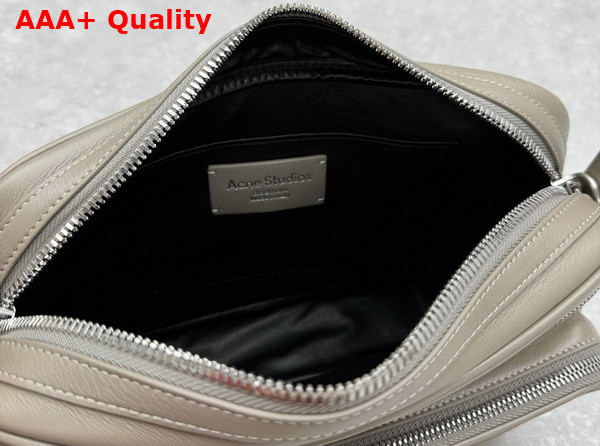 Acne Studios Camero Party Shoulder Bag in Taupe Beige Replica