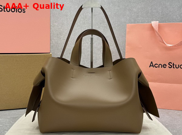 Acne Studios Musubi Tote Camel Brown Calf Leather Replica