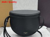 Alaia Hip Bag in Black Goatskin Replica