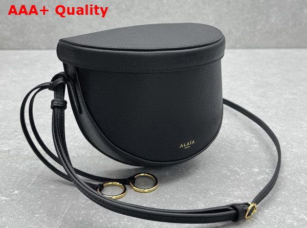 Alaia Hip Bag in Black Goatskin Replica