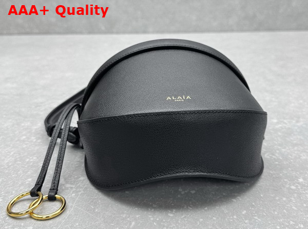 Alaia Hip Bag in Black Goatskin Replica