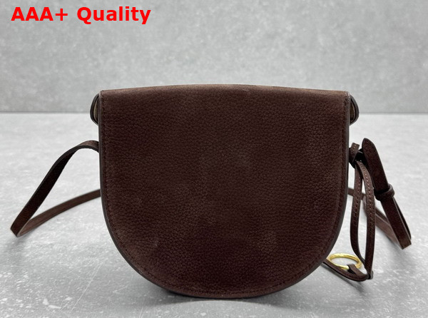 Alaia Hip Bag in Brown Nubuck Calfskin Leather Replica