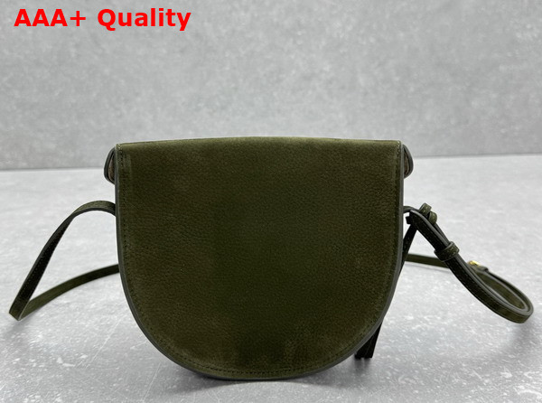 Alaia Hip Bag in Green Nubuck Calfskin Leather Replica