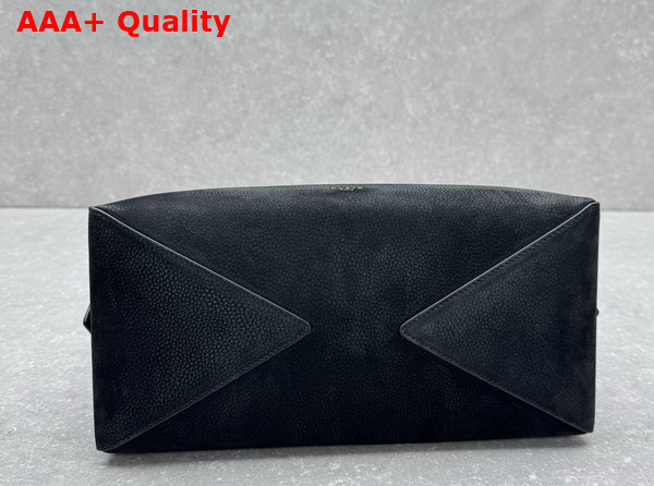 Alaia Le Bouledogue Bag in Black Nubuck Calfskin Leather Replica