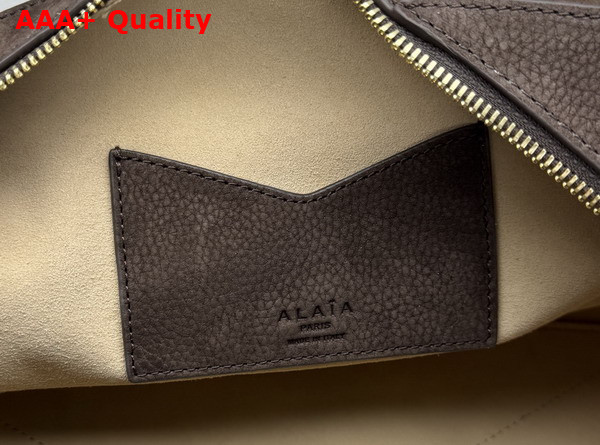 Alaia Le Bouledogue Bag in Brown Nubuck Calfskin Leather Replica