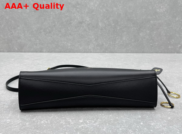 Alaia Le Click East West Medium Bag in Black Calfskin Replica