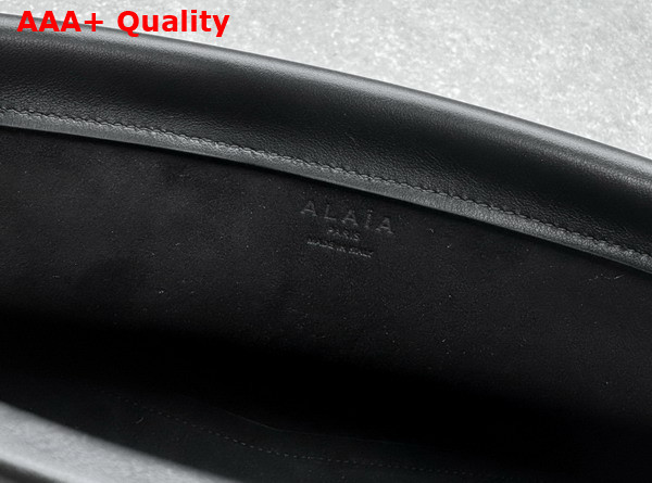 Alaia Le Click East West Medium Bag in Black Calfskin Replica
