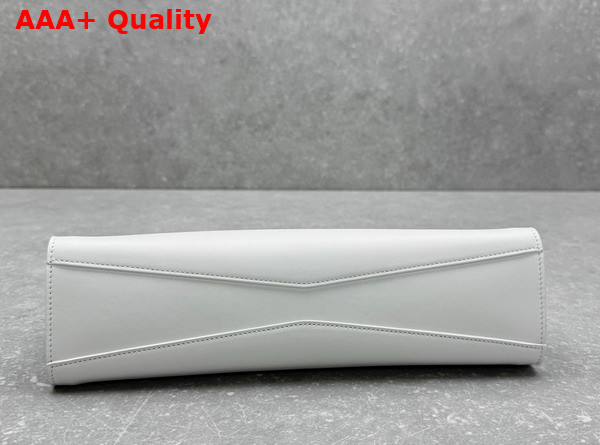 Alaia Le Click East West Medium Bag in White Calfskin Replica