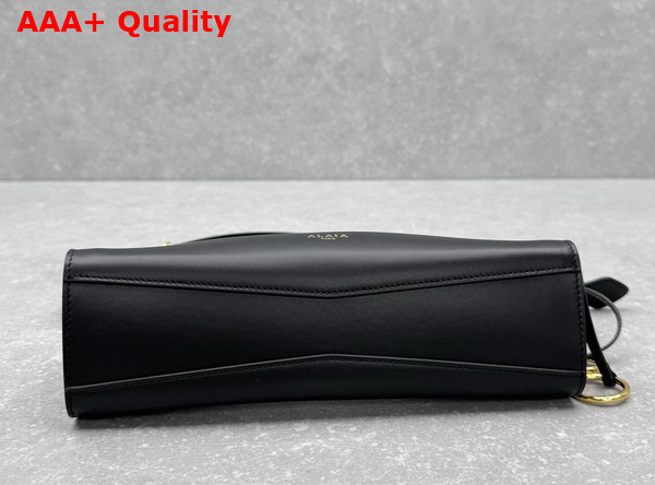 Alaia Le Click East West Small Bag in Black Calfskin Replica