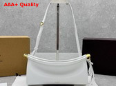 Alaia Le Click East West Small Bag in White Calfskin Replica