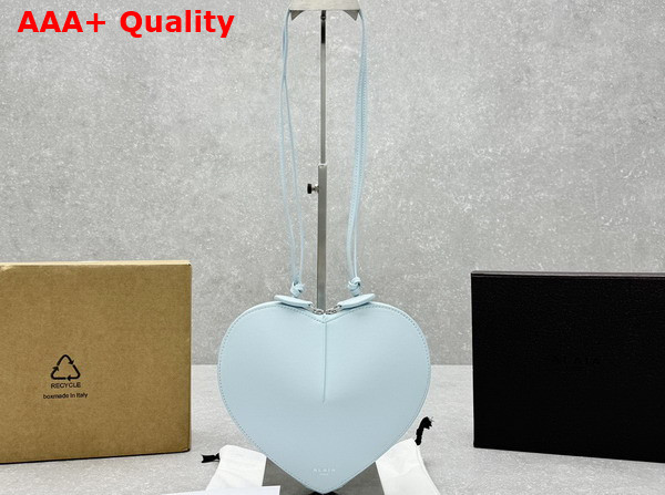 Alaia Le Coeur Bag in Light Blue Calfskin Replica