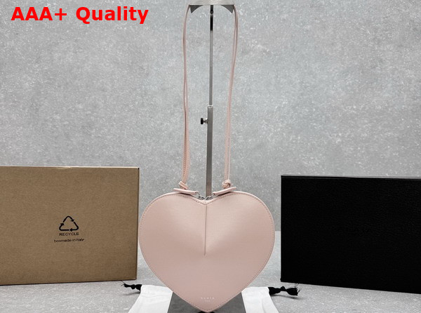 Alaia Le Coeur Bag in Pink Calfskin Replica