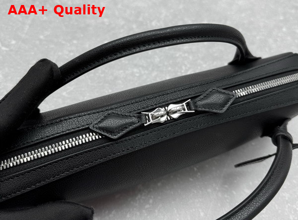 Alaia Le Teckel Clutch in Black Goatskin Replica