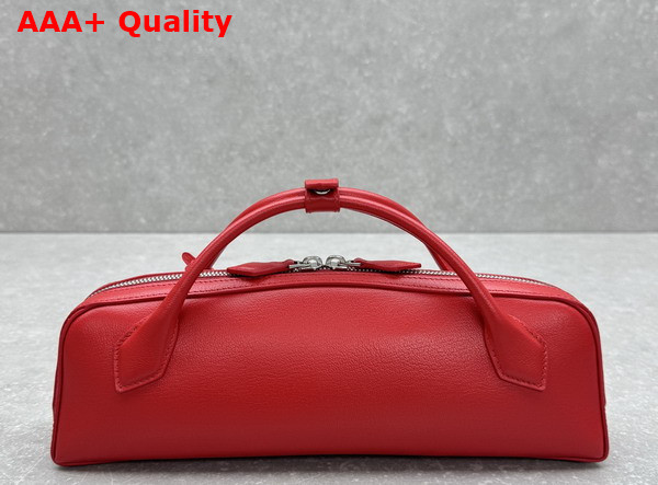 Alaia Le Teckel Clutch in Red Goatskin Replica