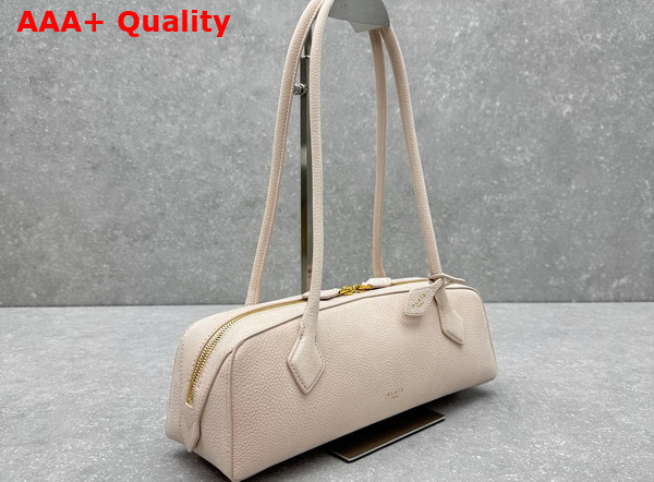 Alaia Le Teckel Medium Bag in Barbie Pink Nubuck Calf Leather Replica