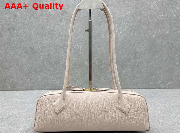 Alaia Le Teckel Medium Bag in Barbie Pink Nubuck Calf Leather Replica