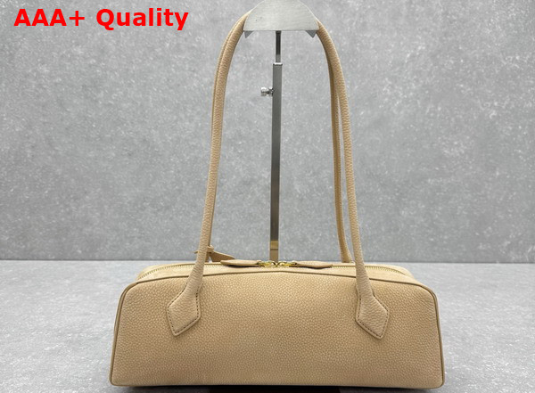 Alaia Le Teckel Medium Bag in Beige Nubuck Calf Leather Replica