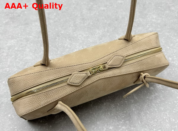 Alaia Le Teckel Medium Bag in Beige Nubuck Calf Leather Replica