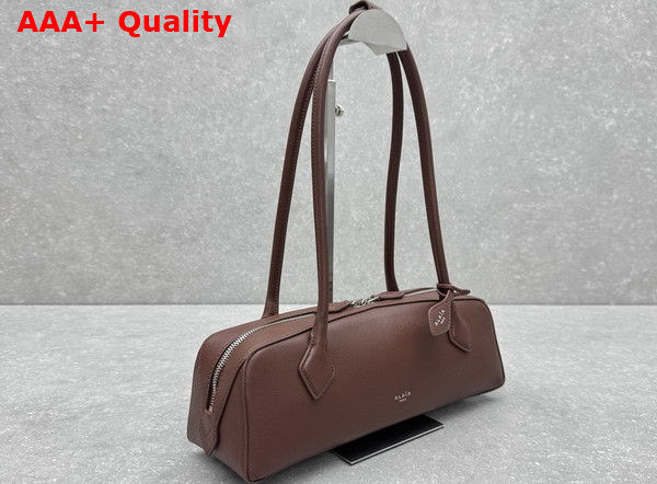 Alaia Le Teckel Medium Bag in Brown Goatskin Replica