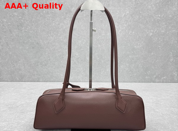 Alaia Le Teckel Medium Bag in Brown Goatskin Replica