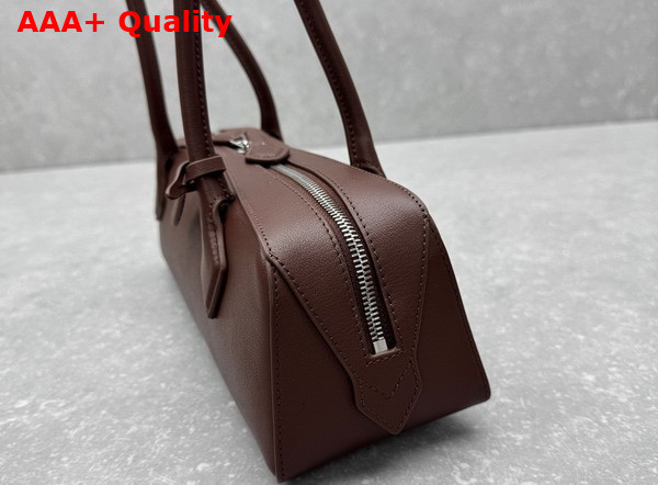 Alaia Le Teckel Medium Bag in Brown Goatskin Replica