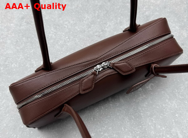 Alaia Le Teckel Medium Bag in Brown Goatskin Replica