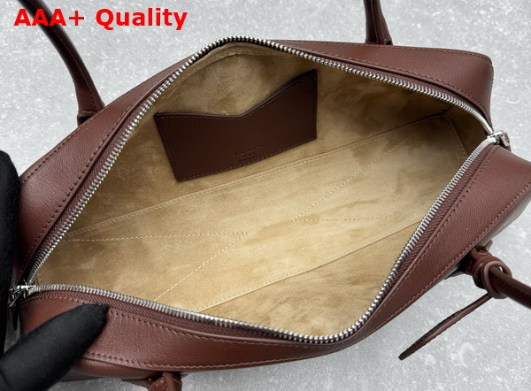 Alaia Le Teckel Medium Bag in Brown Goatskin Replica