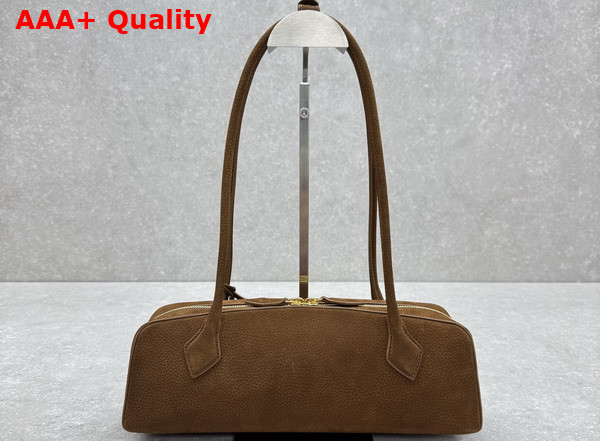 Alaia Le Teckel Medium Bag in Brown Nubuck Calf Leather Replica