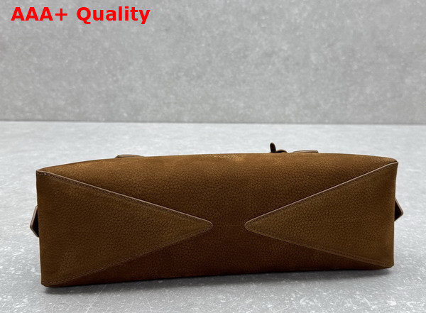 Alaia Le Teckel Medium Bag in Brown Nubuck Calf Leather Replica