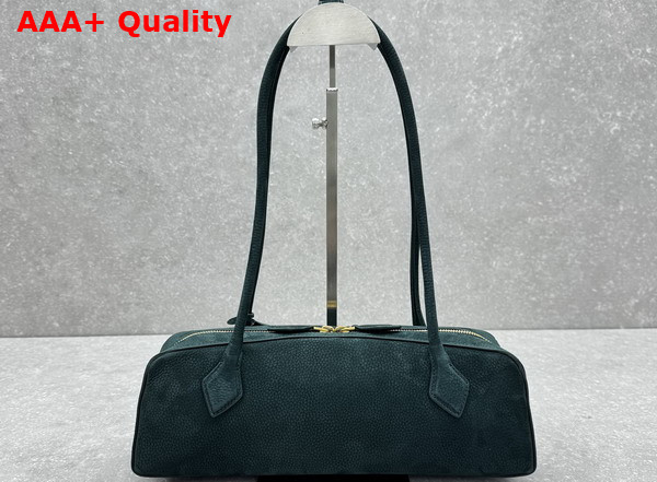 Alaia Le Teckel Medium Bag in Green Nubuck Calf Leather Replica