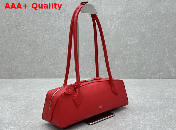 Alaia Le Teckel Medium Bag in Red Goatskin Replica