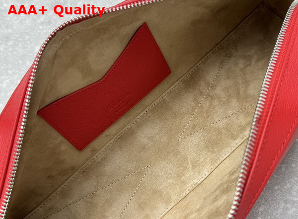 Alaia Le Teckel Medium Bag in Red Goatskin Replica